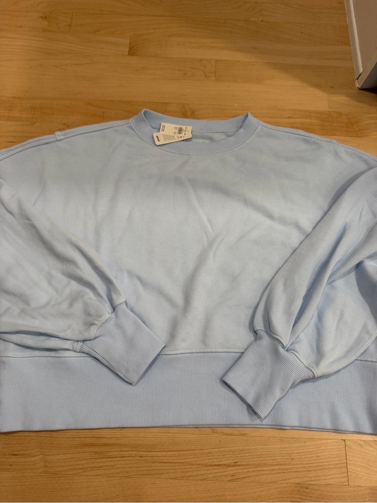 aerie Tops - aerie Pale Blue Crewneck Sweatshirt with Tag